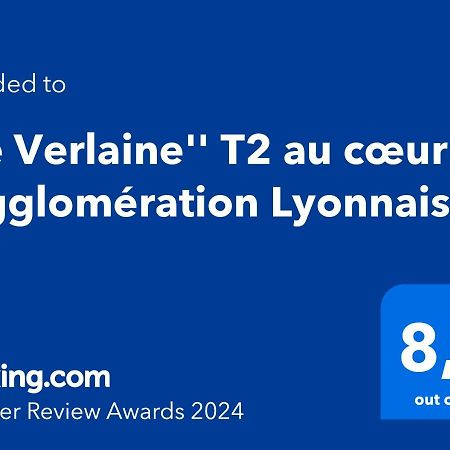 "Le Verlaine" T2 Au Coeur De L'Agglomeration Lyonnaise Villeurbanne Ngoại thất bức ảnh
